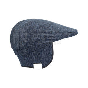 Chapeaux plats en coton/laine personnalisés de haute qualité pour une utilisation décontractée en extérieur et en voyage, design unique, unisexe, sur commande - Product Image 2