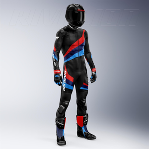 Traje de Motociclismo Personalizado Bm S1000 RR, Mono de Carreras de Motocicleta de 1 Pieza, Cuero Vacuno/Canguro, Mono/Traje de Motociclismo para Pilotos, CE - Product Image 3