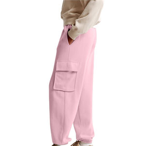 Pantalones Deportivos al por Mayor para Mujer, Conjunto de Dos Piezas, Ropa Deportiva Personalizada, Pantalones Deportivos de Felpa, Pantalones Deportivos de Algodón para Chicas, Estilo Casual - Product Image 6