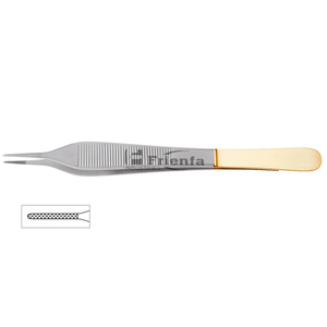 คีมหัวแม่มือใช้สำหรับแต่งแผลผ่าตัดทำจากสเตนเลสสตีลใช้ซ้ำได้ดีไซน์ใหม่ได้รับการรับรอง CE - Product Image 1