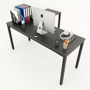 UConcept HCUC014 L-Shaped Industrial Design 140x140 Dining Table <b>Legs</b> Assembly Required for <b>Kitchen</b> Furniture - Product Image 3