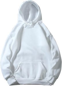 Sweat-shirts à capuche unisexe Streetwear bleu ciel, coupe oversize, épais, à épaules tombantes, vierges, personnalisables avec marque privée, vente en gros - Product Image 3