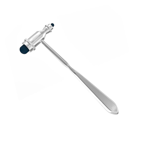 Martillo de percusión de acero inoxidable, herramienta de diagnóstico de reflejos neurológicos, instrumento médico con cabeza pesada - Product Image 1