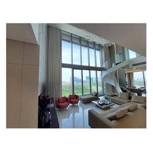 Voilages De Luxe Fenêtre Décoration Tissu Matériel En Gros Type Prix Concurrentiel Double Couches Rideau Vietnam - Product Image 1