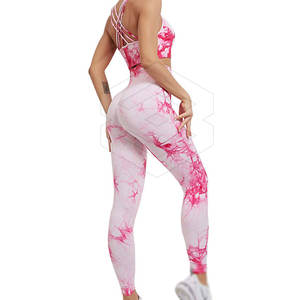 Juego de Yoga de sublimación sin costuras para Yoga y entrenamiento Yoga de sublimación a la venta 2025 - Product Image 1