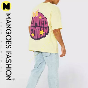 Fabricante de camisetas con estampado de mariposa de gran tamaño Premium, camisetas personalizadas de alta calidad para hombres con estampado de espuma 3D a la moda - Product Image 6