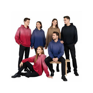 80% coton 20% polyester qualité supérieure confortable poids lourd en détresse Vintage lavé solide plaine sweats à capuche sweats - Product Image 1