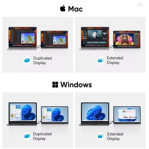 Monitor Portátil de 15.6 Pulgadas, Pantalla IPS FHD de 1080P, Monitor de Viaje Ultrafino con USB-C y Soporte, para Computadora Portátil, Mac, Teléfono, PS, Xbox - Product Image 3
