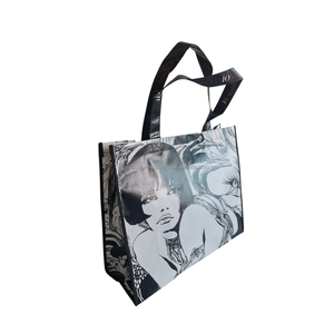 High Quality Custom Logo Pattern Reusable Non-Woven PP Shopping <b>Tote</b> <b>Bag</b> Waterproof Grocery <b>Bag</b> Wholesale Supermarket <b>Medium</b> - Product Image 4