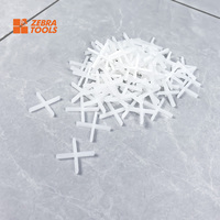 Espaceurs de nivellement de carrelage en plastique moderne zebra Tools, longueur 23 mm, 1-5 mm, imperméables, durables, installation facile pour carreaux de céramique
