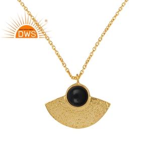 Collar con colgante de piedras preciosas de labradorita Natural chapada en oro de 18 quilates de plata de ley superventas, joyería fina Demi para mujer, regalo para - Product Image 4