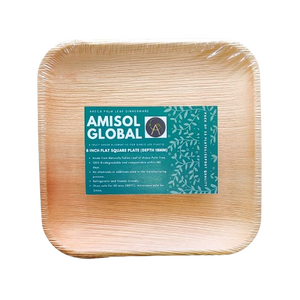 Vente chaude 8 "plaque carrée peu profonde-vaisselle en céramique et mélamine durable pour restaurant et usage domestique - Product Image 1