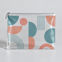 Pochettes zippées en PVC transparent personnalisées pour kits de marque et emballages de vente au détail