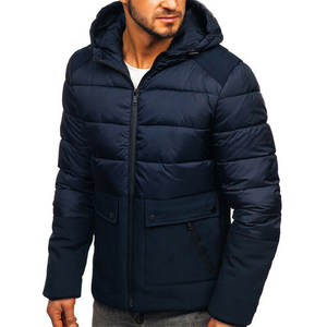 Chaqueta de Invierno Personalizada para Hombre, Chaqueta Acolchada con Capucha, Abrigo Cálido para Exteriores, Chaqueta Cortavientos Acolchada Gruesa, Ropa de Calle para Hombre - Product Image 2