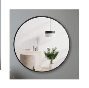 New Style Home Decorative <b>Metal</b> wall <b>mirror</b> Used For Living Rooms <b>Black</b> Finished At Lower Sale Price - Product Image 3