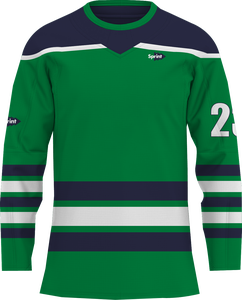 Jersey de Hockey Transpirable de Alta Calidad con Logotipo Personalizado, Uniforme Sublimado para Adultos, Ropa de Hockey sobre Hielo 100% Poliéster Unisex - Product Image 2