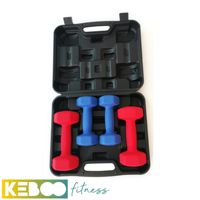 Mancuernas de 16Kg, 4 mancuernas (2 piezas de 3 Kg + 2 de 5Kg), pesas, equipo de gimnasio listo para enviar desde España