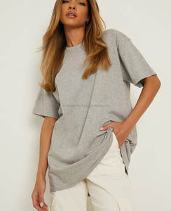 T-shirt pour femme en coton 100% de haute qualité, avec fermeture éclair et trou, design estival, logo personnalisé, vente en gros - Product Image 4