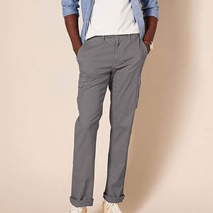 Pantalon cargo d'extérieur pour homme, multi-poches, design décontracté, respirant, coupe-vent, nouveau tissu, vente en gros, élastique, 6 poches - Product Image 5