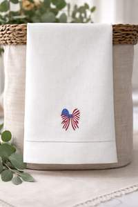 Toalla/Servilleta de Lino y Algodón con Dobladillo Cosido a Mano - Product Image 2