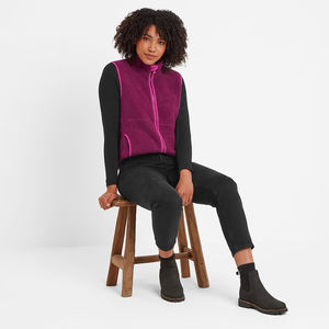 OEM personalizado fabricante superventas moda de invierno de las mujeres sin mangas cremallera completa polar de poliéster soporte calefactable otoño - Product Image 5