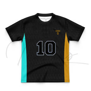 Ensemble de maillots de football, uniforme de football personnalisé imprimé, 100% polyester, antibactérien, extensible, maillot de football de club - Product Image 1