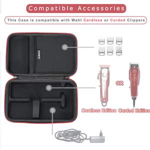 Recortadora de Cabello Inalámbrica con Cuchilla de Acero Inoxidable, Estuche Rígido de Viaje, Fuente de Alimentación por Batería - Product Image 6