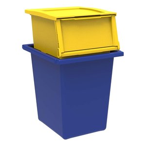 Ecobin 25+30 Waste Sorting <b>Bin</b> 32.5x38x53cm Terry for Effective Waste Management - Product Image 1