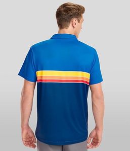 Polos originaux de conception populaire, manches courtes, polos unis, respirants, polos de golf pour hommes - Product Image 3