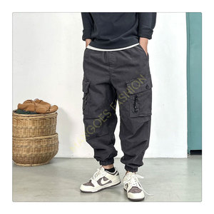 Pantalons cargo tactiques unisexes décontractés de haute qualité, respirants, en velours côtelé, avec plusieurs poches, pantalons de mode en gros - Product Image 1