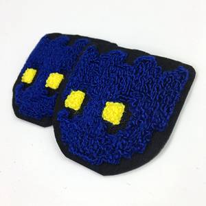 Parches Diseño de logotipo grande Venta al por mayor Bordado Chenille Parches de Navidad Parche de letras para ropa - Product Image 4