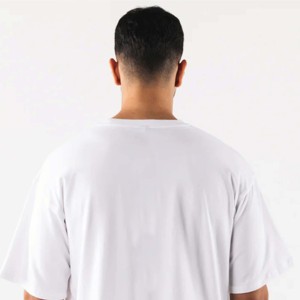T-shirt streetwear surdimensionné à épaules tombantes pour hommes, impression personnalisée de haute qualité en coton lourd, coupe confortable de haute qualité - Product Image 6