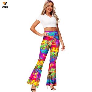 Pantalones acampanados de venta directa de fábrica de alta calidad, fabricante de Pakistán, gran oferta, pantalones acampanados transpirables de moda para mujer - Product Image 2