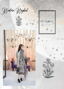 Robe d'été de créateur de style pakistanais pour femmes Faisalabad Cotton/Lawn Suits Shalwar Kameez Ladies' Clothing - Product Image 4