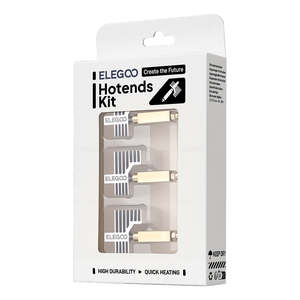 Kit de Hotend para Impresora 3D ELEGOO Multitamaño con Cuerpo de Latón y Punta de Acero Endurecido, Boquillas de 0.4/0.6/0.8mm - Product Image 4