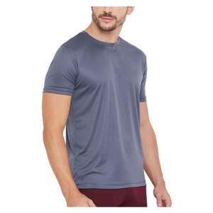 Camisetas de Alta Calidad 235g 100% Poliéster Precio de Fábrica Fabricante Impresión de Logotipo Personalizado Camiseta Lisa Unisex para Hombre y Mujer - Product Image 3