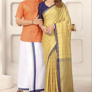 เสื้อ fabfabzoneindia พร้อมทำ dhoti กับ Saree ชุดคำสั่งผสม - Product Image 1