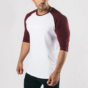 Camiseta Deportiva de Manga Larga para Hombre, Modelo 2024, Informal, Lisa, de Algodón, Transpirable, de Secado Rápido, con Logotipo Personalizado, Impresión Digital de Alta Calidad - Product Image 3