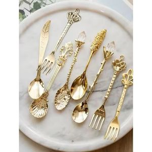 Vajilla de lujo, juegos de cuchillos, cubiertos, cuchara, vajilla de acero inoxidable, mango negro, juego de cubiertos, cuchara y tenedor, juego de cubiertos - Product Image 4