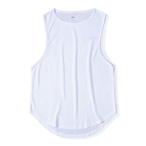 2025 Summer Collection <b>Men's</b> Plus Size Casual <b>Vest</b> Bodybuilding Tank Tops Black <b>White</b> Gray-New Sleeveless Singlets Washed - Product Image 6