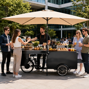 Tricycle mobile à trois roues Etodevice pour la vente de café en extérieur - Product Image 1