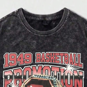 Camisetas con estampado DTG DTF personalizado para hombre, diseño gráfico personalizado, ropa de calle informal de manga corta - Product Image 3