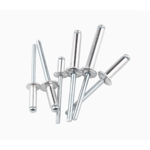 Rivet industriel en aluminium à tête plate, diamètre 1/2 pouce, longueur 30 mm, métrique DIN7337 - Product Image 1