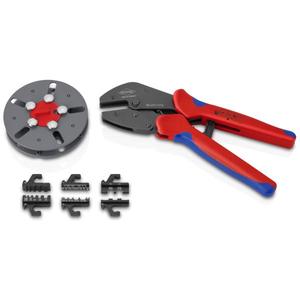 Pinza crimpadora Knipex MultiCrimp de 250 mm con mangos multicomponente pulidos y cargador de repuesto - Product Image 2