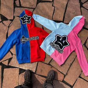 Sudaderas con Capucha para Hombre, Diseño Nuevo, Cierre Completo, 100% Algodón, Color Personalizado, Bordado, MOQ Bajo, Venta al Por Mayor - Product Image 6