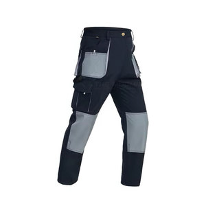 Pantalons de travail durables pour hommes, vêtements de travail robustes pour chantier, avec plusieurs poches et genoux renforcés - Product Image 3