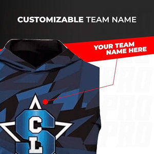 Atractiva Camiseta Deportiva con Capucha para Fútbol 7v7, Ropa Deportiva de Flag Football, Nombre y Número Impresos Personalizados, Camiseta Unisex de Alto Rendimiento para Hombre y Mujer - Product Image 3