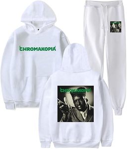 Ensemble de survêtement unisexe personnalisé 2024, écologique, imprimé, respirant, en polaire technique, pantalon à capuche, style hip-hop, décontracté, hiver - Product Image 5