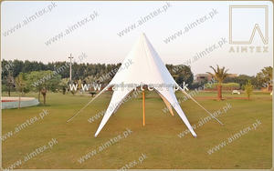 2024 nueva llegada tienda de campaña de estrella hecha a medida 100% algodón ligero y móvil carpas de campana de lona retardante de fuego resistente a los rayos UV - Product Image 3