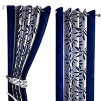 Rideaux de porte modernes de luxe en coton ondulé pour salon, décoration intérieure, occultants, style personnalisé, imperméables et ignifuges – Grande Vente